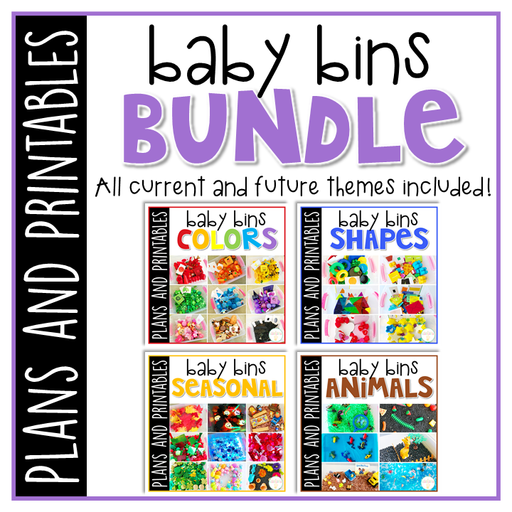 A full year of Baby Bin plans and printables, perfect for learning with little ones between 12-24 months old. Weekly plans include a book and 5 activities to try out (a mixture of sensory bins, crafts, fine motor and gross motor activities)!