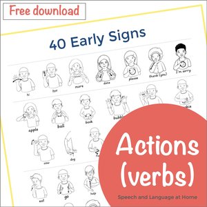 Reduce toddler frustration by teaching sign language in daily routines: Part 3 Actions