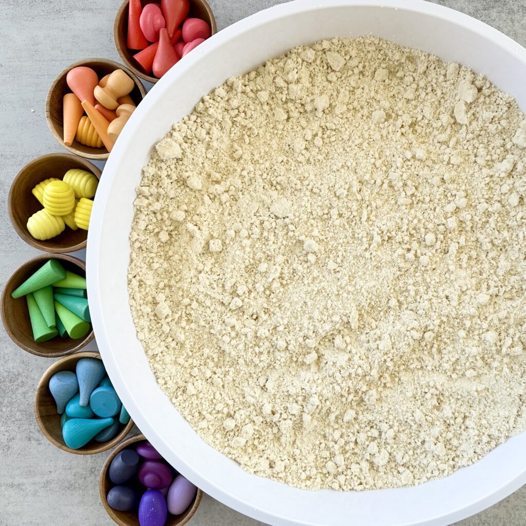 Moon Sand - The Best Taste-Safe Sensory Play Ideas