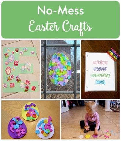 TheInspiredHome.org // No-Mess Easter Crafts for Toddlers & Preschoolers.