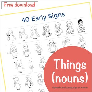 Reduce Toddler Frustration by Teaching Sign Language. Part 2: Things