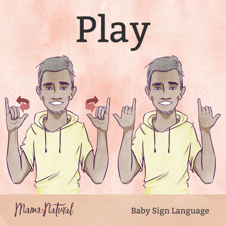 Baby Sign Language play card - Mama Natural