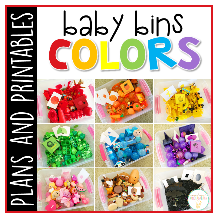 Tons of color themed activities and ideas. Weekly plans include a book and 5 activities to try out (a mixture of sensory bins, crafts, fine motor and gross motor activities)! These Baby Bin plans are perfect for learning with little ones between 12-24 months old.