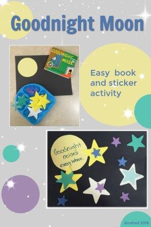 Goodnight Moon book themed craft