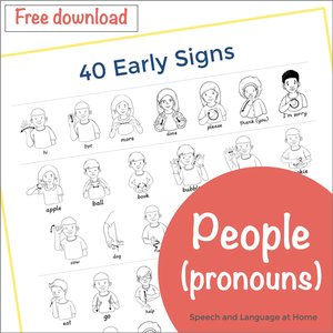 Reduce toddler frustration by teaching sign language in daily routines: Part 4 People