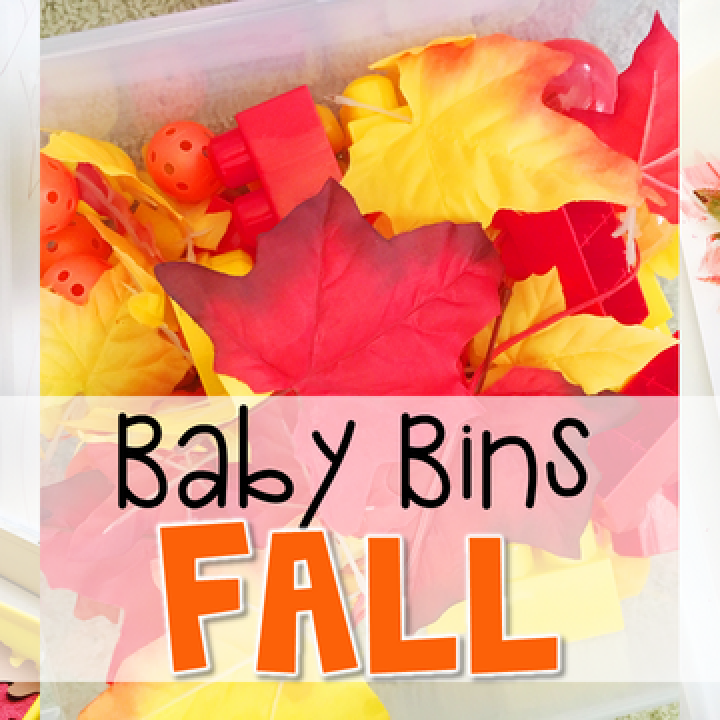 These fall themed sensory bins and activities are great for learning about the changes in seasons and are completely baby safe. Baby Bins are the perfect way to learn, build language, play and explore with little ones between 12-24 months old.