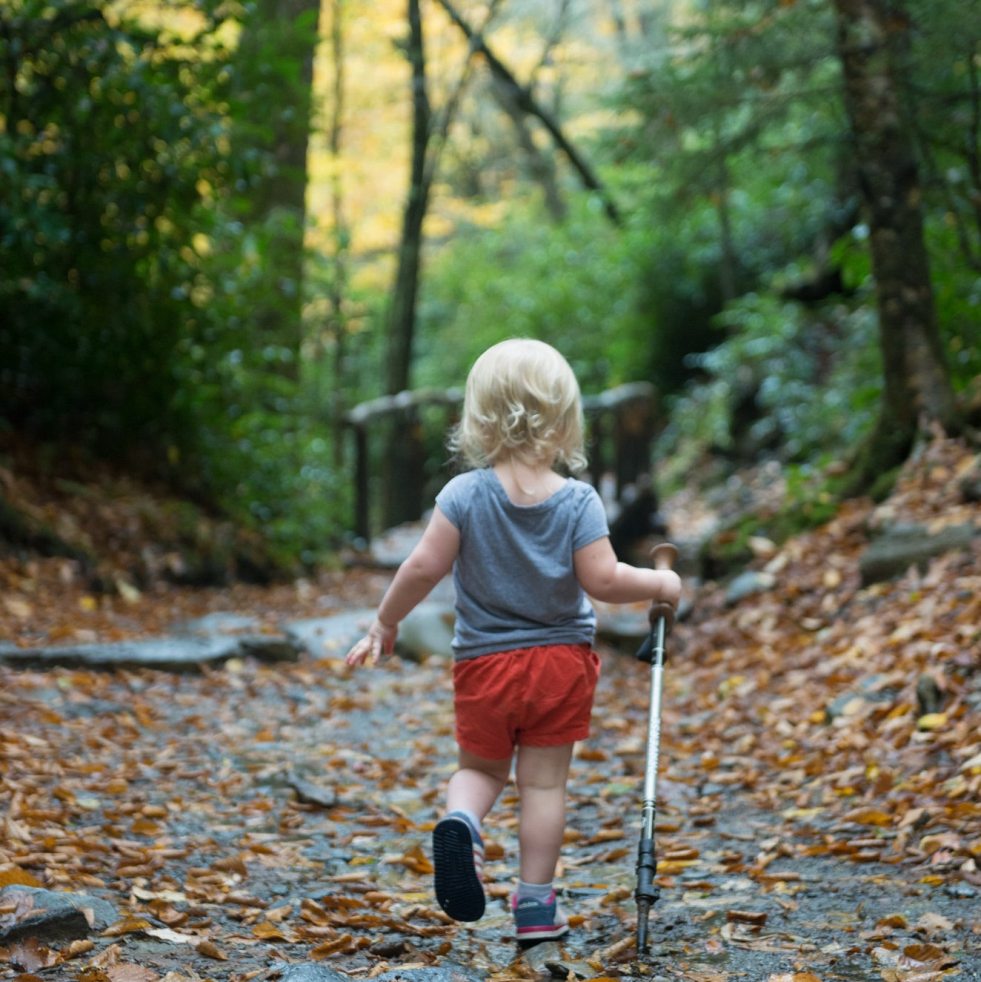 hiking with kids