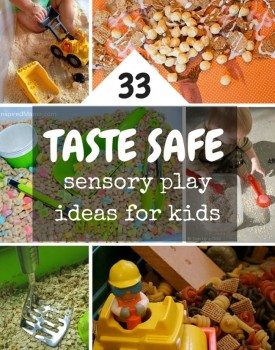 Mosty cereal based. edible and taste safe sensory play ideas for babies, toddlers and older kids who still put everything in their mouth.