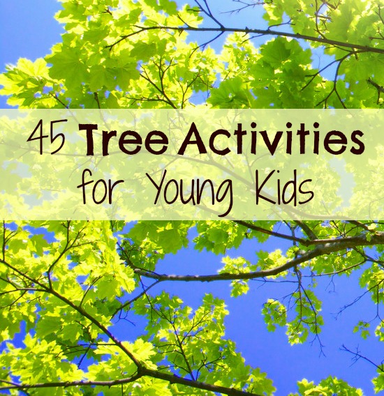 Tree Activities for Kids-Hands-on ways to learn about trees for kids. Includes tree science activities, tree crafts, tree art ideas, and more for your tree theme.
