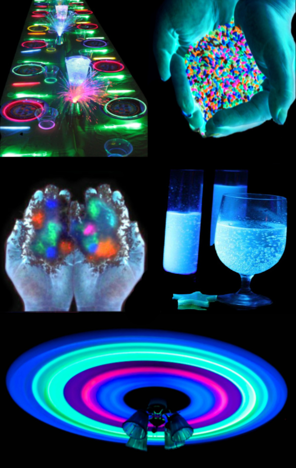 Throw the ultimate glowing party for kids with this collection of ideas! #glowinthedarkpartyideas #glowinthedark #blacklightparty #uvpartyideas #growingajeweledrose #activitiesforkids