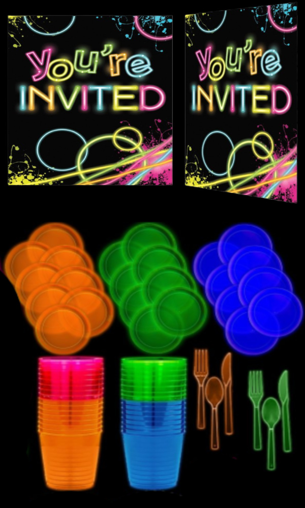 Throw the ultimate glowing party for kids with this collection of ideas! #glowinthedarkpartyideas #glowinthedark #blacklightparty #uvpartyideas #growingajeweledrose #activitiesforkids