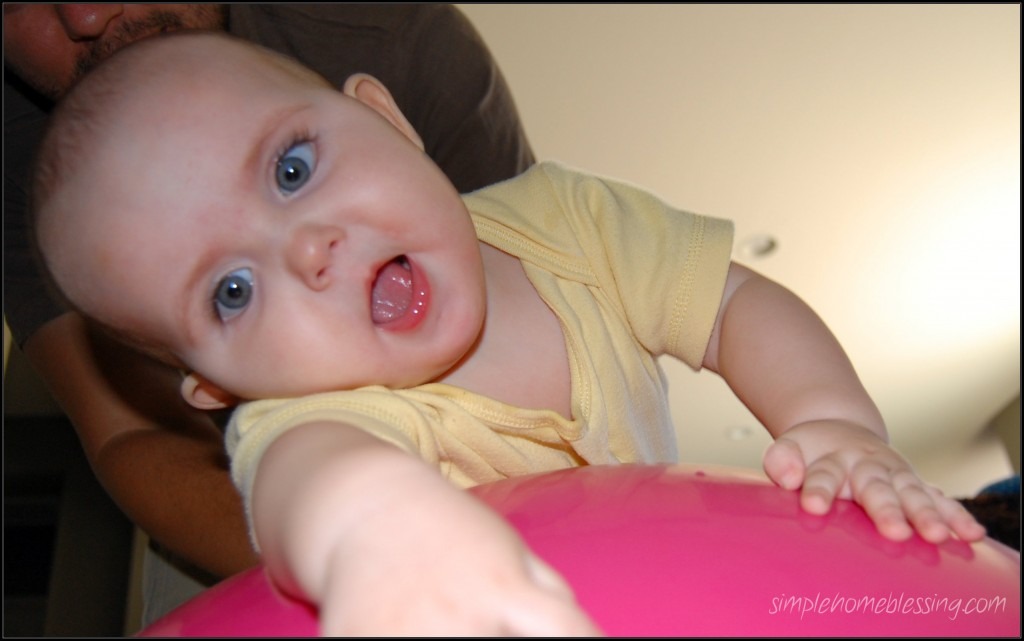 simple baby play ideas using balls - simple ideas for baby play and learning