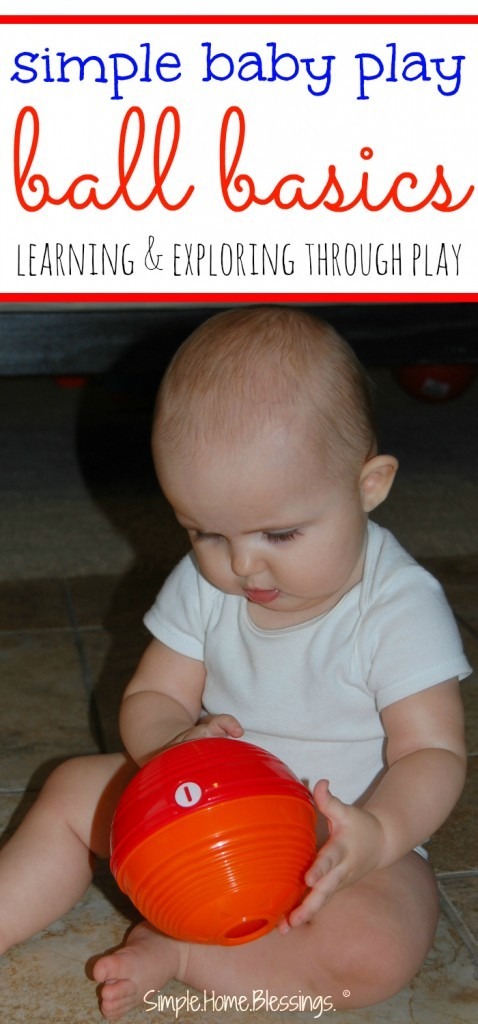baby play ideas using balls - simple ideas for baby play and learning