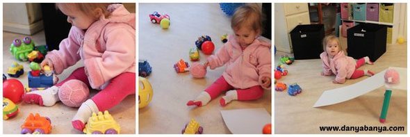 Baby Play Ideas-Balls, Cars and Ramps